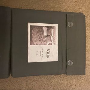 Villa by Noble Excellence Basketweave Pebble 26X26” 2 Gray Euro Shams(97)